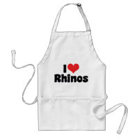 I Liebe Herz Rhinos - Rhinoceros Lover