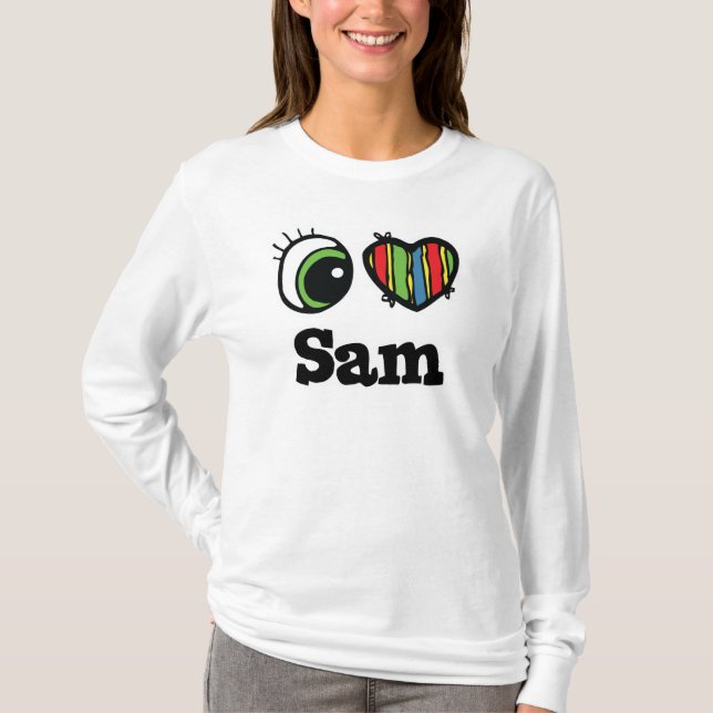 I Liebe (Herz) Sam T-Shirt (Vorderseite)