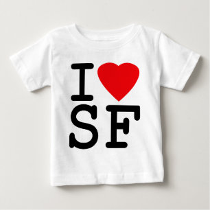 I Liebe-Herz San Francisco Baby T-shirt