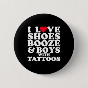 I Liebe (Herz) Scute Ss Niedlich Sss Booze & amp; Button