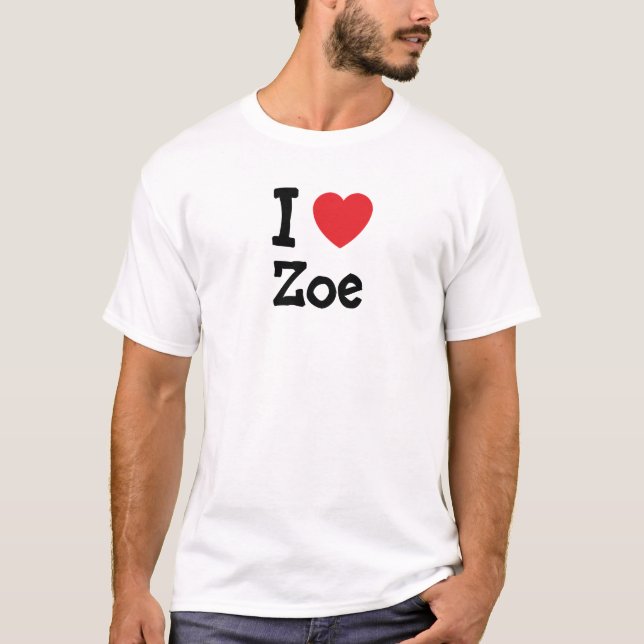 I Liebe Herz T - Shirt (Vorderseite)