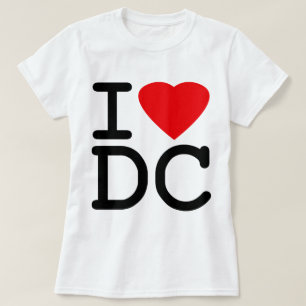 I Liebe-Herz-Washington DC-Bezirk von Kolumbien T-Shirt