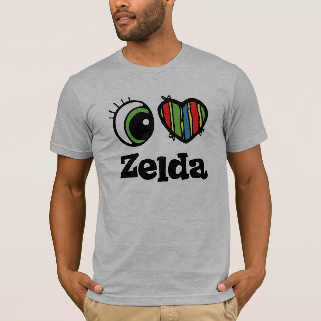 I Liebe (Herz) Zelda T-Shirt (Vorderseite)