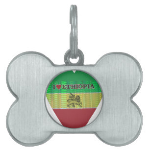 I Liebe Herzäthiopien: Flag Art Motif Tiermarke