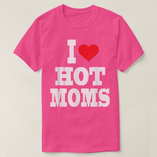 I Liebe Herzensheiße Mamas T-Shirt (Design vorne)