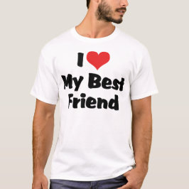 I Liebe Herzlich Willkommen bei mir - BESTE FREUND T-Shirt