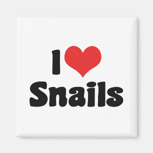 I Liebe Herzsnails Magnet