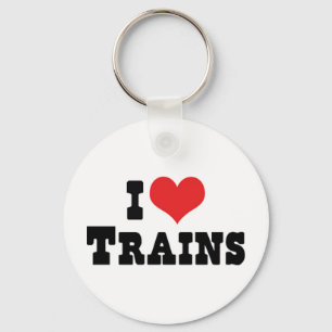 I Liebe Herzzüge - Modellbahn Lover Schlüsselanhänger