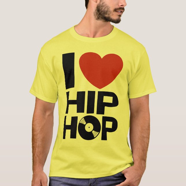 I Liebe Hip Hop T-Shirt (Vorderseite)