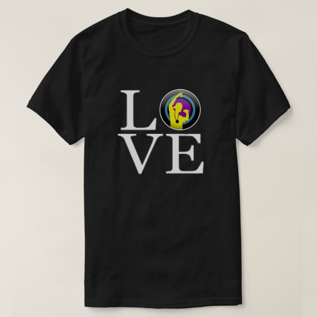 I Liebe Hip Hop T - Shirt (Design vorne)