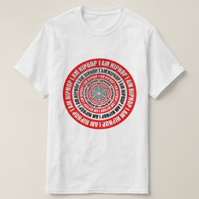 I Liebe Hiphop bis zum Maximum T-Shirt (Design vorne)