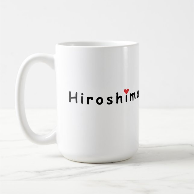 I Liebe Hiroshima Kaffeetasse (Links)