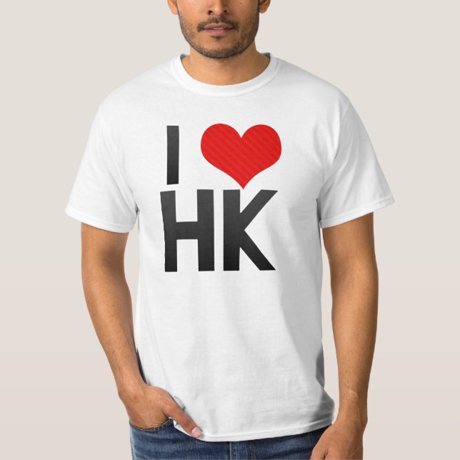 I Liebe HK T-Shirt (Vorderseite)