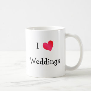 I Liebe Hochzeiten Tasse