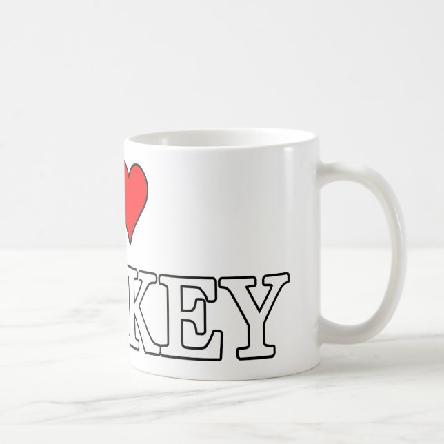 I Liebe Hockey Kaffeetasse (Rechts)