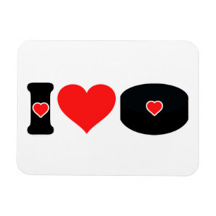 I Liebe Hockey Magnet