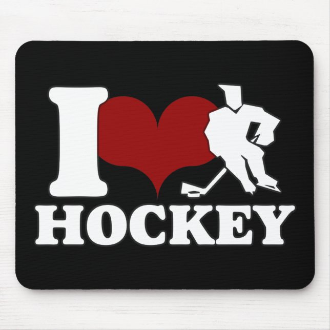 I LIEBE-HOCKEY MOUSEPAD (Vorne)
