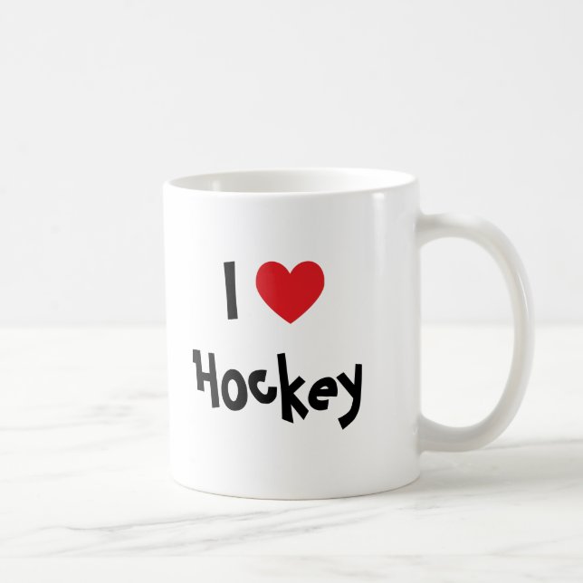 I Liebe Hockey Tasse (Rechts)