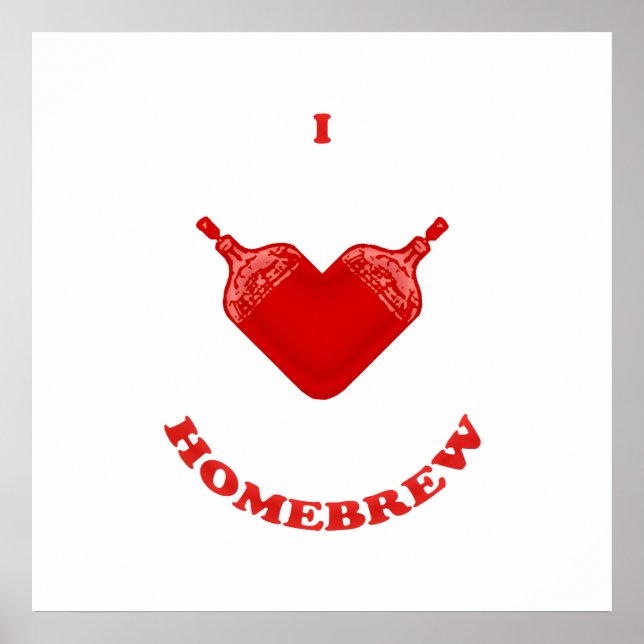 I Liebe Homebrew Poster (Vorne)