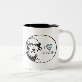 I Liebe-Homer-Tasse Zweifarbige Tasse