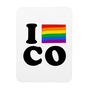 I LIEBE-HOMOSEXUELLES COLORADO MAGNET