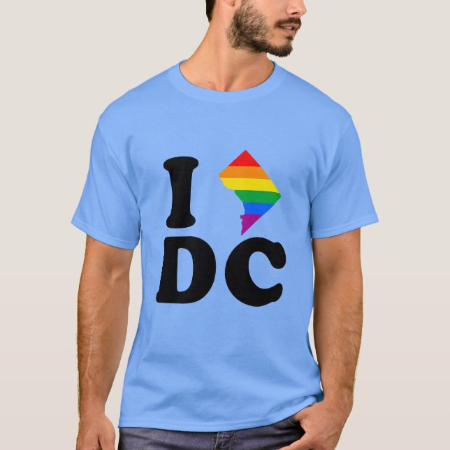 I LIEBE-HOMOSEXUELLES DC T-Shirt (Vorderseite)