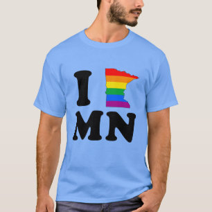 I LIEBE-HOMOSEXUELLES MINNESOTA T-Shirt