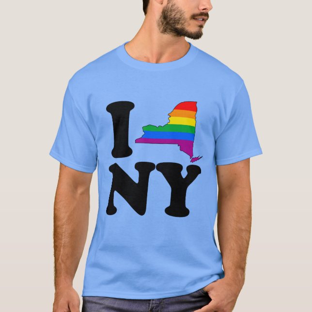 I LIEBE-HOMOSEXUELLES NEW YORK T-Shirt (Vorderseite)