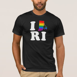 I LIEBE HOMOSEXUELLES RHODE ISLAND - WEISS - .PNG T-Shirt