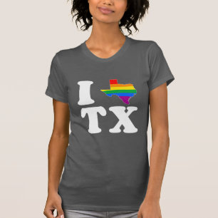 I LIEBE-HOMOSEXUELLES TEXAS -- WEISS - .png T-Shirt
