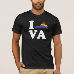 I LIEBE HOMOSEXUELLES VIRGINIA - WEISS - .PNG T-Shirt