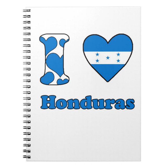 I Liebe Honduras Notizblock (Vorderseite)