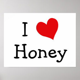 I Liebe Honey Poster