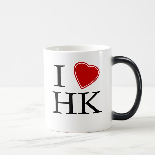 I Liebe Hong Kong Verwandlungstasse (Rechts)