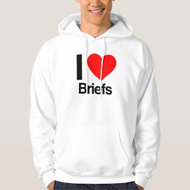 I LIEBE HOODIE (Vorderseite)