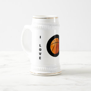 I LIEBE HOOPS BIERGLAS