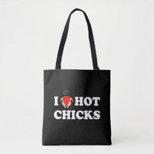 I Liebe Hot Chicks Funny Tasche Schultertasche