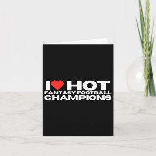 I Liebe Hot Fantasy Football Champions Mama Ehefra Karte