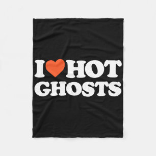 I Liebe Hot Ghosts - I Heart Hot Ghosts - Y Ghost Fleecedecke