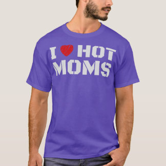 I Liebe Hot Mamas Text Classic T-Shirt