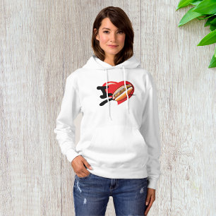 I Liebe Hotdogs Womens Hoodie