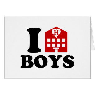 I Liebe Hotel Boys Card