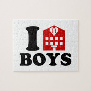 I Liebe Hotel Boys Puzzle