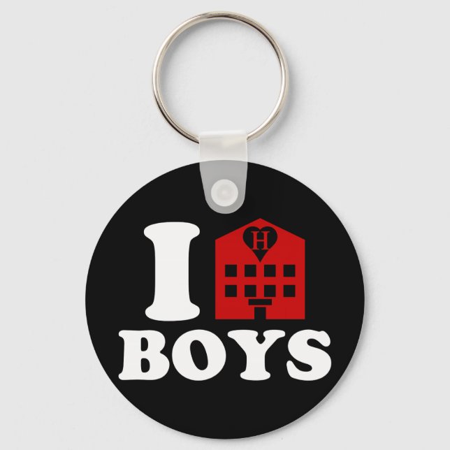 I Liebe Hotel Boys Schlüsselanhänger (Vorderseite)