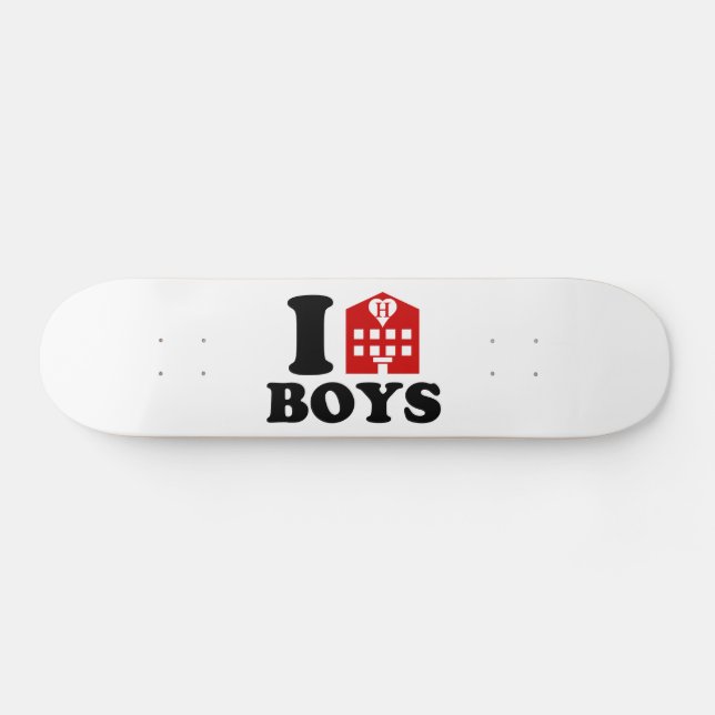 I Liebe Hotel Boys Skateboard (Horizontal)