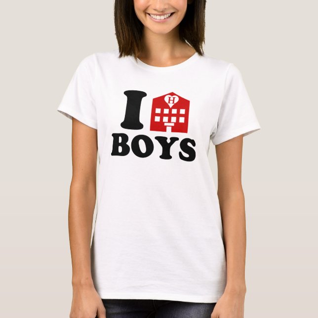 I Liebe Hotel Boys T-Shirt (Vorderseite)