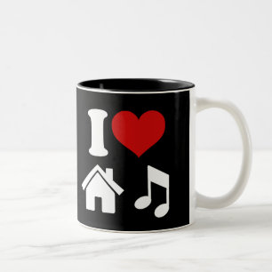 I Liebe House Music Coffee Tasse Ibiza Party Dan