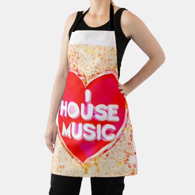 I Liebe House Music Schürze (InSitu)
