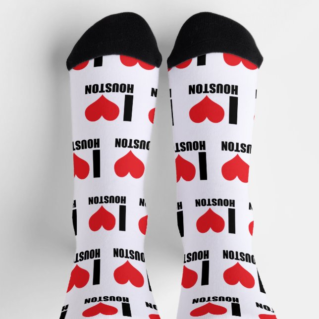 I Liebe Houston Socken (Oben)