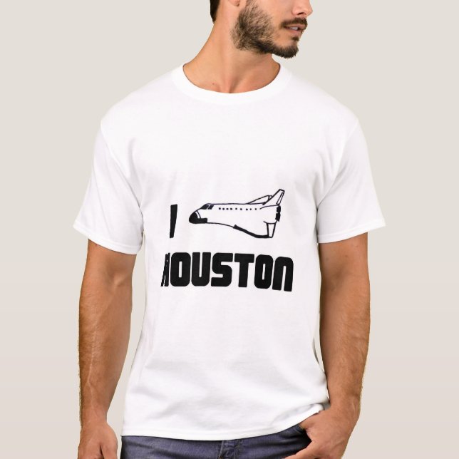 I Liebe Houston T-Shirt (Vorderseite)